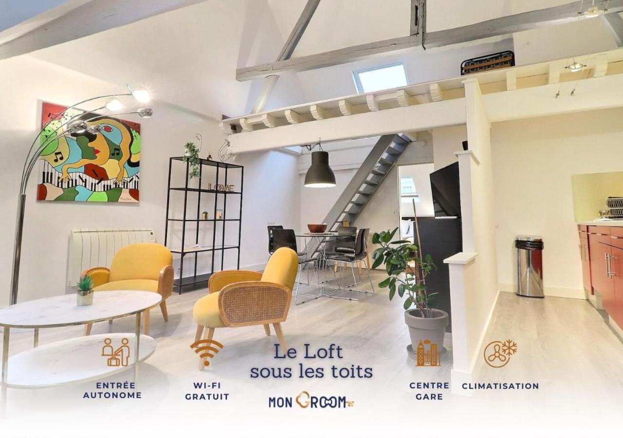 Le Loft Sous Les Toits - Proche Gare - Mon Groom Troyes Bagian luar foto